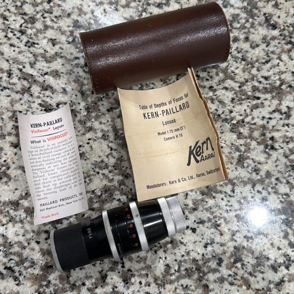 Vintage Kern-Paillard Camera Lense - Picture 4 of 6